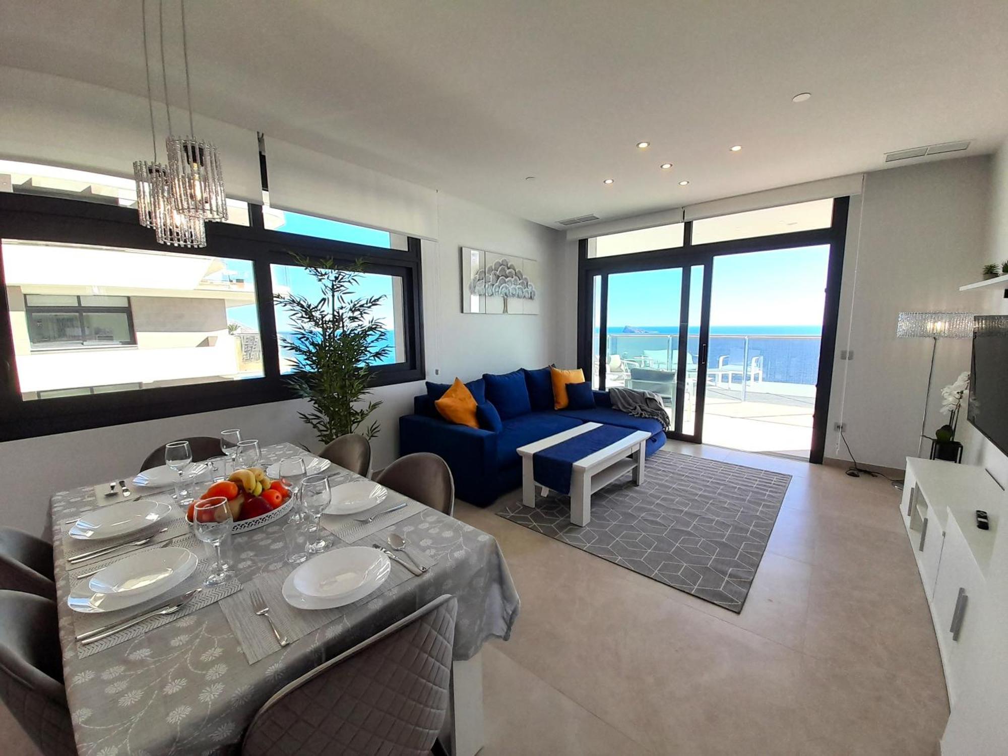Sunset Cliffs Sea View Apartments 14 Floor Benidorm Exterior foto