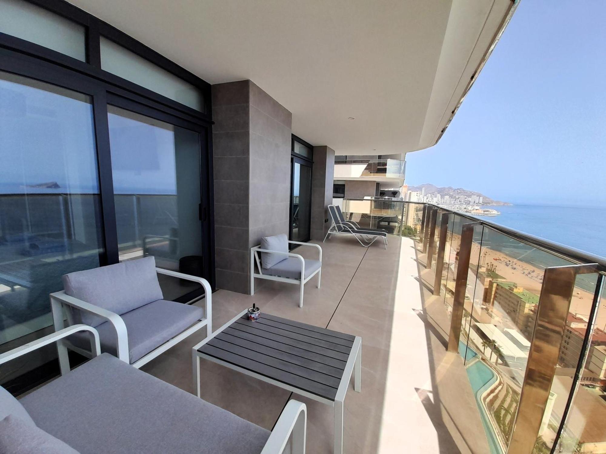 Sunset Cliffs Sea View Apartments 14 Floor Benidorm Exterior foto